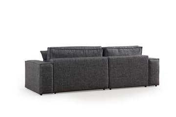 Hörnbäddsoffa Munehiro - Mörkgrå - Möbler - Soffa - Bäddsoffa - Hörnbäddsoffa