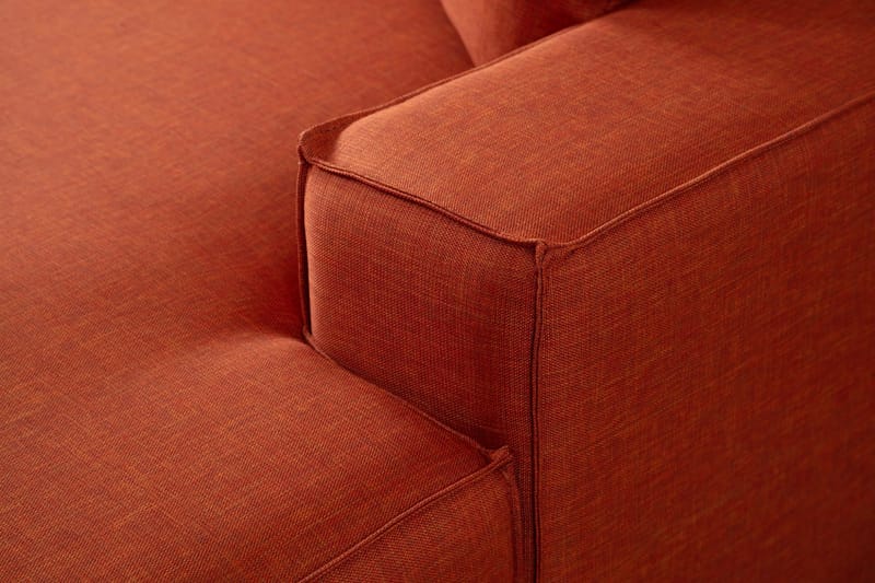 Hörnbäddsoffa Munehiro - Orange - Möbler - Soffa - Bäddsoffa - Hörnbäddsoffa
