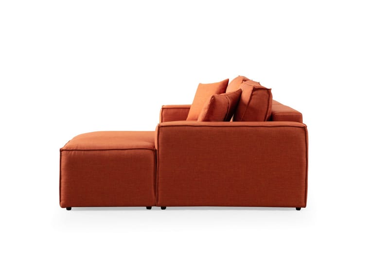 Hörnbäddsoffa Munehiro - Orange - Möbler - Soffa - Bäddsoffa - Hörnbäddsoffa