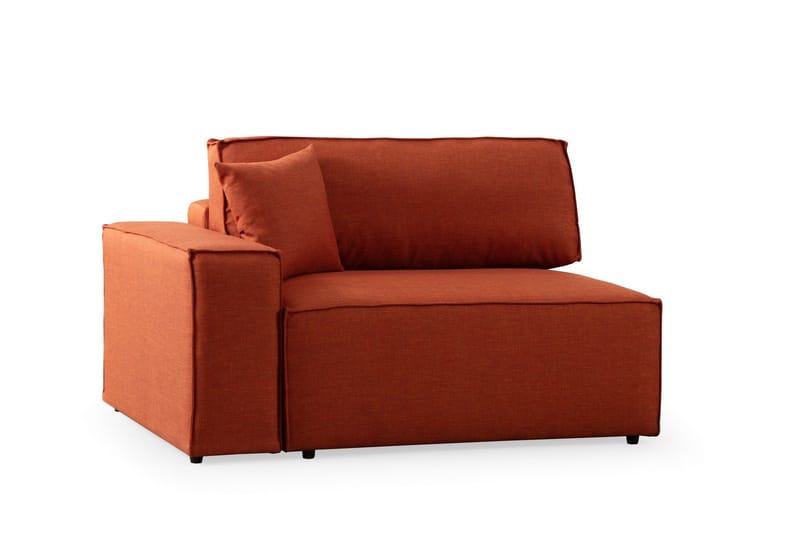 Hörnbäddsoffa Munehiro - Orange - Möbler - Soffa - Bäddsoffa - Hörnbäddsoffa