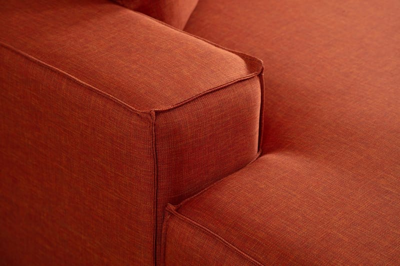 Hörnbäddsoffa Munehiro - Orange - Möbler - Soffa - Bäddsoffa - Hörnbäddsoffa