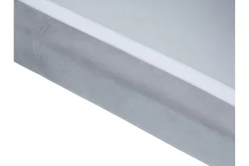 Hörnsoffa 4-sits H med sovfunktion sammet grå OSLO - Grå - Möbler - Soffa - Bäddsoffa - Hörnbäddsoffa