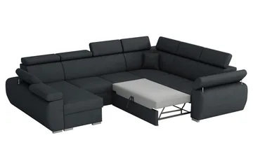 Halliday Hörnsoffa Vänster - Mörkgrå - Möbler - Soffa - Bäddsoffa - Hörnbäddsoffa