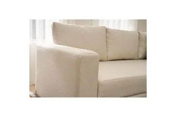 Hörnbäddsoffa Iroulport Arzilla Höger Grädde - Grädde - Möbler - Soffa - Bäddsoffa - Hörnbäddsoffa