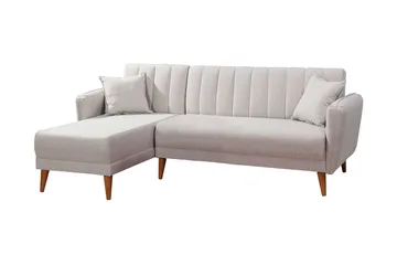 Jenick Hörnbäddsoffa - Beige - Möbler - Soffa - Bäddsoffa - Hörnbäddsoffa
