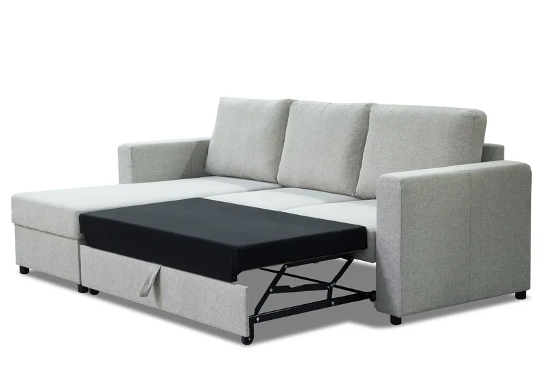 Julia Bäddsoffa 3-sits med Divan Vänster - Beige - Möbler - Soffa - Bäddsoffa - Hörnbäddsoffa