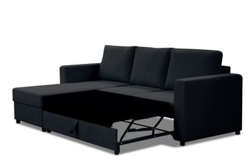 Julia Bäddsoffa 3-sits med Divan Vänster - Mörkgrå - Möbler - Soffa - Bäddsoffa - Hörnbäddsoffa