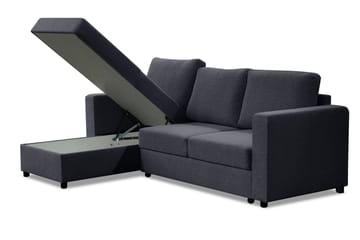 Julia Bäddsoffa 3-sits med Divan Vänster - Mellangrå - Möbler - Soffa - Bäddsoffa - Hörnbäddsoffa