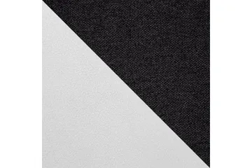 Karkula Höger Hörnbäddsoffa Bäddbar 128x275 cm med Förvaring i Tyg - Vit|Svart - Möbler - Soffa - Bäddsoffa - Hörnbäddsoffa