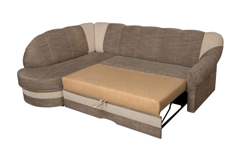 Kimbolton 7-sits Hörnbäddsoffa Vänster - Beige/Grå - Hörnbäddsoffa