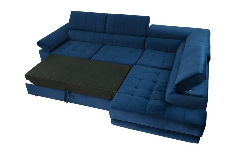 Kintore 3-sits Hörnbäddsoffa Black - Möbler - Soffa - Bäddsoffa - Hörnbäddsoffa