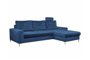 Kintore 3-sits Hörnbäddsoffa Dark blue - Möbler - Soffa - Bäddsoffa - Hörnbäddsoffa
