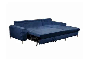 Kintore 3-sits Hörnbäddsoffa Dark green - Möbler - Soffa - Bäddsoffa - Hörnbäddsoffa