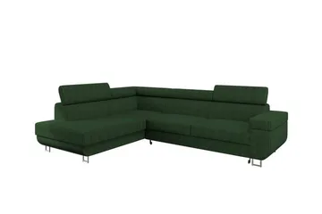 Kintore 3-sits Hörnbäddsoffa Dark green - Möbler - Soffa - Bäddsoffa - Hörnbäddsoffa