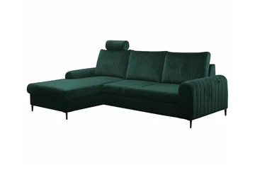 Kintore 3-sits Hörnbäddsoffa Dark green - Möbler - Soffa - Bäddsoffa - Bäddsoffa divan