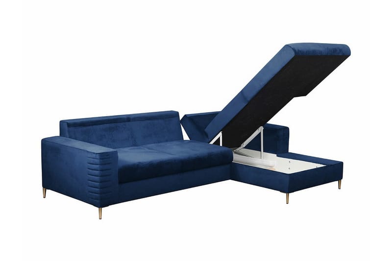 Kintore 3-sits Hörnbäddsoffa Green - Möbler - Soffa - Bäddsoffa - Bäddsoffa divan