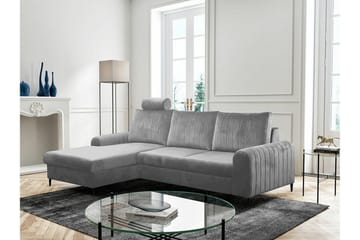 Kintore 3-sits Hörnbäddsoffa Light grey/Dark grey - Möbler - Soffa - Bäddsoffa - Hörnbäddsoffa