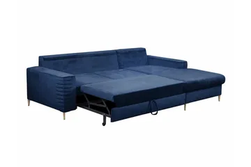 Kintore 3-sits Hörnbäddsoffa Light grey/Dark grey - Möbler - Soffa - Bäddsoffa - Bäddsoffa divan