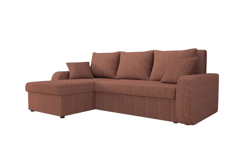 Kintore 3-sits Hörnbäddsoffa NO_BRAND Brown