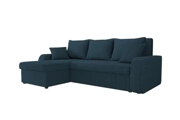 Kintore 3-sits Hörnbäddsoffa NO_BRAND Dark blue - Möbler - Soffa - Bäddsoffa - Hörnbäddsoffa