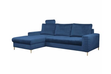 Kintore 3-sits Hörnbäddsoffa NO_BRAND Dark blue - Möbler - Soffa - Bäddsoffa - Hörnbäddsoffa