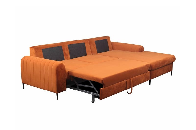 Kintore 3-sits Hörnbäddsoffa NO_BRAND Dark blue - Möbler - Soffa - Bäddsoffa - Hörnbäddsoffa