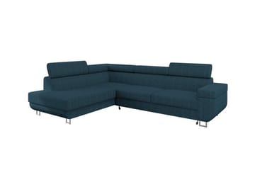 Kintore 3-sits Hörnbäddsoffa NO_BRAND Dark blue - Möbler - Soffa - Bäddsoffa - Hörnbäddsoffa