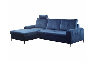 Kintore 3-sits Hörnbäddsoffa NO_BRAND Dark blue - Möbler - Soffa - Bäddsoffa - Hörnbäddsoffa