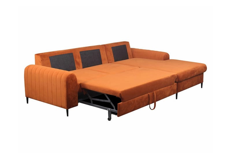 Kintore 3-sits Hörnbäddsoffa NO_BRAND Dark blue - Möbler - Soffa - Bäddsoffa - Hörnbäddsoffa