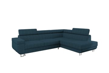 Kintore 3-sits Hörnbäddsoffa NO_BRAND Dark blue - Möbler - Soffa - Bäddsoffa - Hörnbäddsoffa