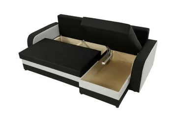 Kintore 3-sits Hörnbäddsoffa NO_BRAND Dark green - Möbler - Soffa - Bäddsoffa - Bäddsoffa divan