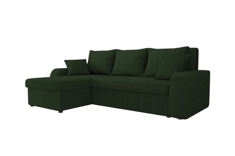 Kintore 3-sits Hörnbäddsoffa NO_BRAND Dark green