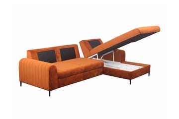 Kintore 3-sits Hörnbäddsoffa NO_BRAND Dark green - Möbler - Soffa - Bäddsoffa - Bäddsoffa divan