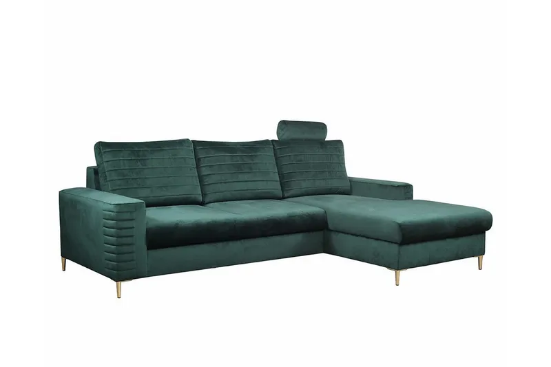 Kintore 3-sits Hörnbäddsoffa NO_BRAND Dark green