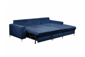 Kintore 3-sits Hörnbäddsoffa NO_BRAND Dark yellow - Möbler - Soffa - Bäddsoffa - Hörnbäddsoffa