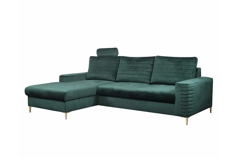 Kintore 3-sits Hörnbäddsoffa NO_BRAND Green