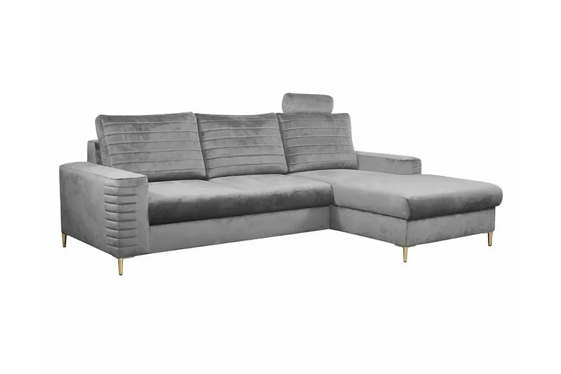 Kintore 3-sits Hörnbäddsoffa NO_BRAND Light grey/Dark grey