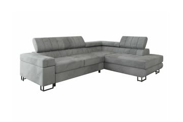Kintore 3-sits Hörnbäddsoffa NO_BRAND Light grey/Dark grey - Möbler - Soffa - Bäddsoffa - Hörnbäddsoffa