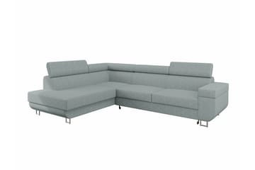 Kintore 3-sits Hörnbäddsoffa NO_BRAND Ljusgrå - Möbler - Soffa - Bäddsoffa - Hörnbäddsoffa