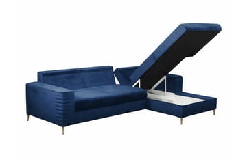 Kintore 3-sits Hörnbäddsoffa NO_BRAND Ljusgrå - Möbler - Soffa - Bäddsoffa - Hörnbäddsoffa