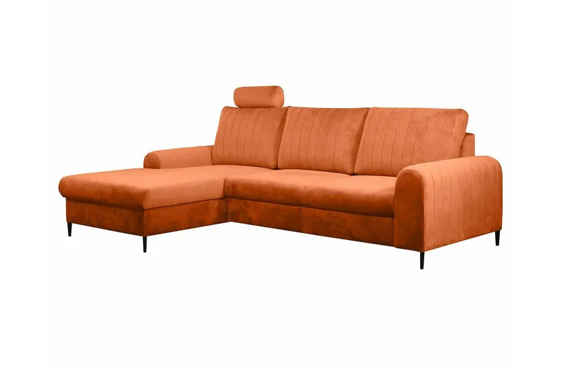 Kintore 3-sits Hörnbäddsoffa NO_BRAND Orange