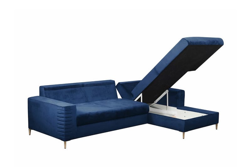 Kintore 3-sits Hörnbäddsoffa NO_BRAND Orange - Möbler - Soffa - Bäddsoffa - Hörnbäddsoffa