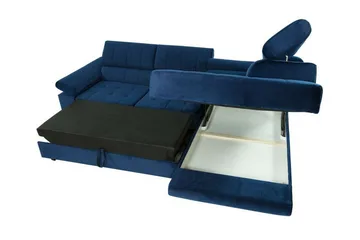 Kintore 3-sits Hörnbäddsoffa NO_BRAND Red - Möbler - Soffa - Bäddsoffa - Hörnbäddsoffa