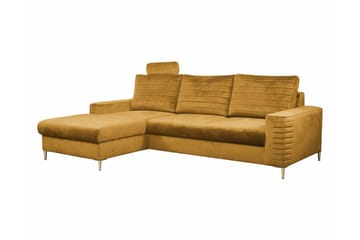Kintore 3-sits Hörnbäddsoffa NO_BRAND Yellow - Möbler - Soffa - Bäddsoffa - Hörnbäddsoffa
