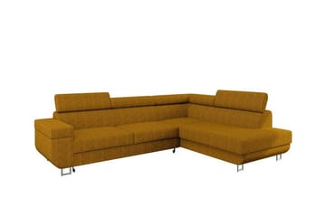 Kintore 3-sits Hörnbäddsoffa NO_BRAND Yellow - Möbler - Soffa - Bäddsoffa - Hörnbäddsoffa