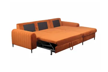 Kintore 3-sits Hörnbäddsoffa NO_BRAND Yellow - Möbler - Soffa - Bäddsoffa - Hörnbäddsoffa