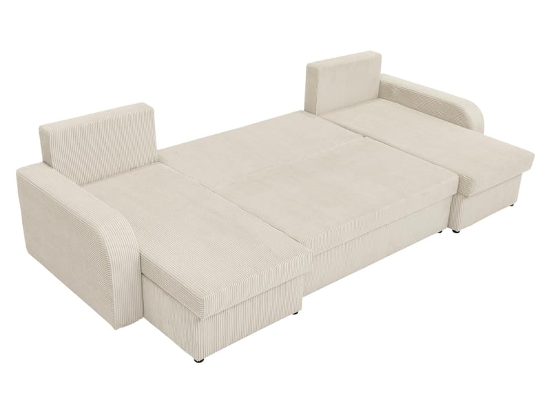 Kintore 4-sits Hörnbäddsoffa Black/Grey - Möbler - Soffa - B äddsoffa - Bäddsoffa divan