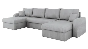 Kintore 4-sits Hörnbäddsoffa Black/Grey - Möbler - Soffa - Bäddsoffa - Bäddsoffa divan