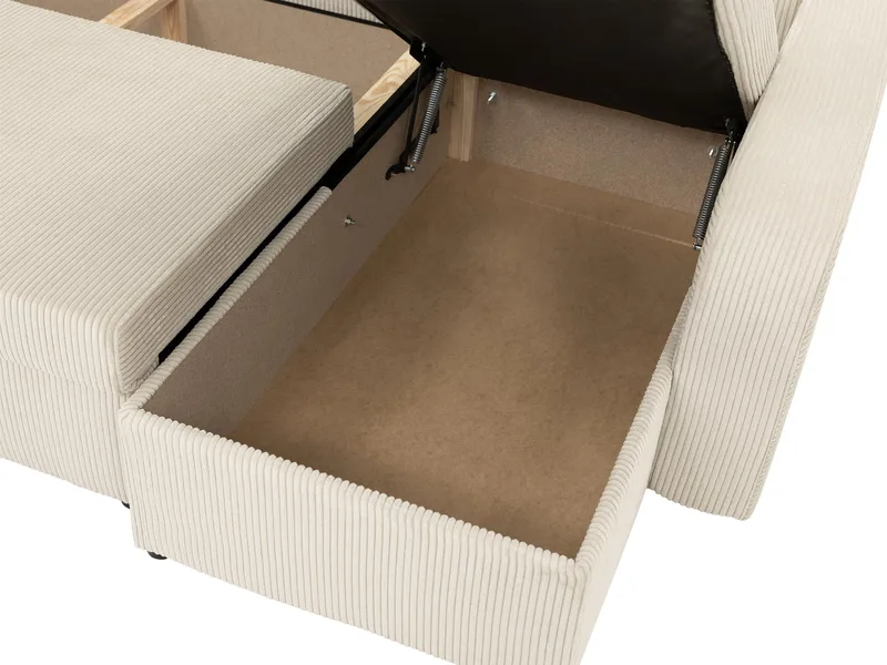 Kintore 4-sits Hörnbäddsoffa Black/Grey - Möbler - Soffa - Bäddsoffa - Bäddsoffa divan