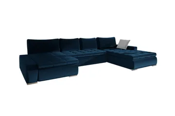Kintore 4-sits Hörnbäddsoffa Dark blue - Möbler - Soffa - Bäddsoffa - Bäddsoffa längsbäddad
